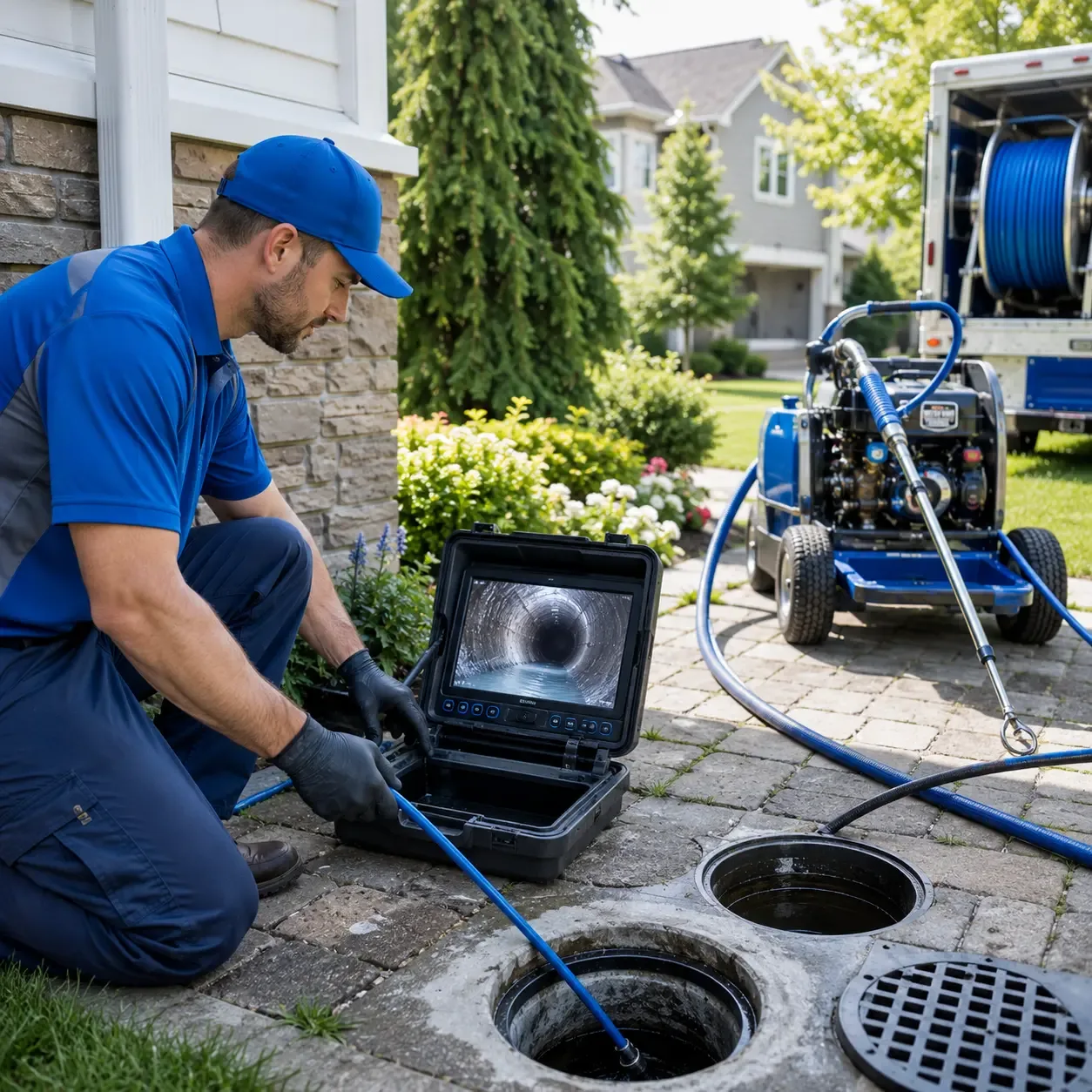 Outdoor drain cleaning professionals serving Kerrville, TX